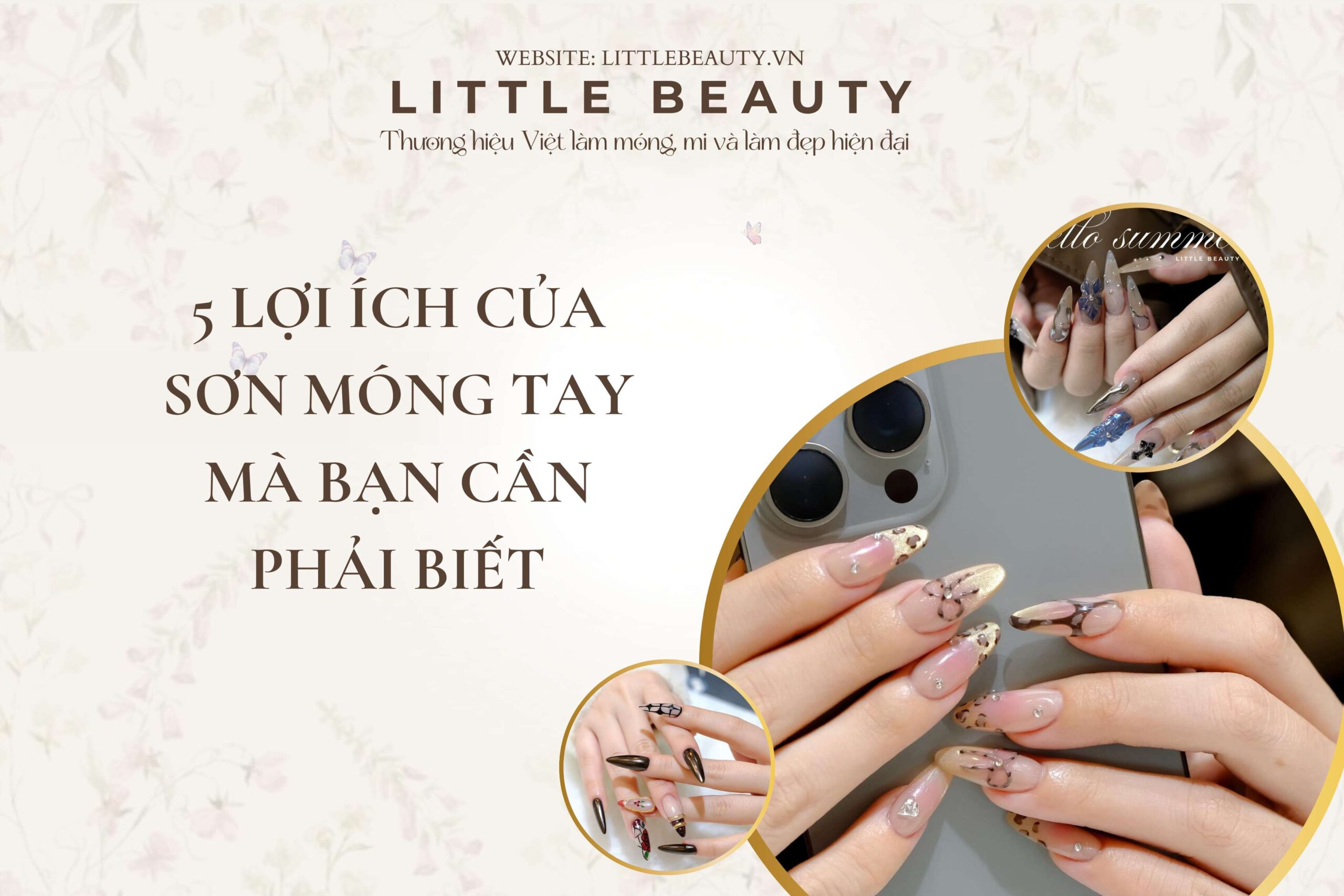 5 Lợi ích của sơn móng tay mà bạn cần phải biết